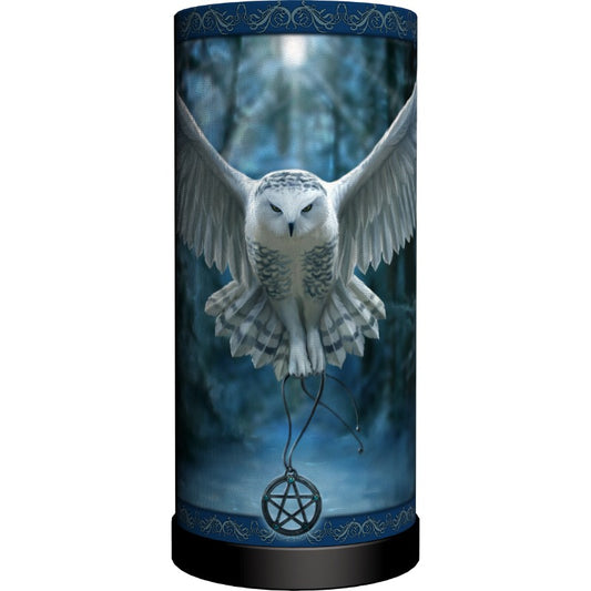 Awaken Your Magic owl Lamp by Anne Stokes