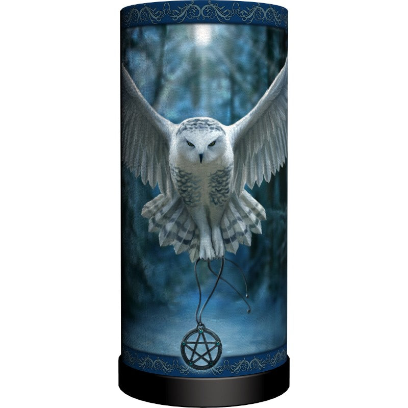 Awaken Your Magic owl Lamp by Anne Stokes