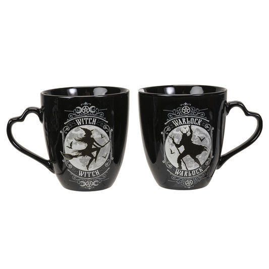 14629  WITCH & WARLOCK MUG SET