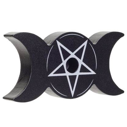 TRIPLE MOON SPELL CANDLE HOLDER