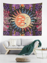 Load image into Gallery viewer, Moon &amp; Plant Print Tapestry
